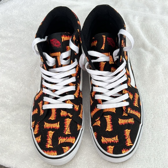 VANS old skool Rare THRASHER themed mens shoes size 12 - Picture 4 of 6